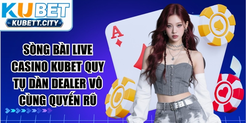 Sòng bài live casino KUBET quy tụ dàn Dealer vô cùng quyến rũ