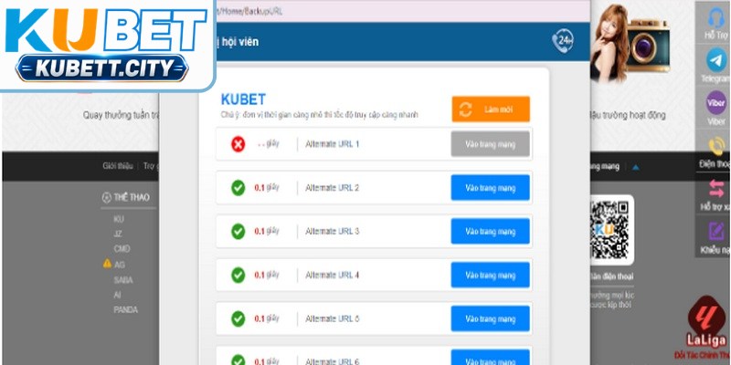 Lý do link vào KUBET mới nhất bị gián đoạn